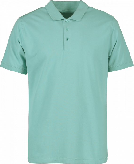 ID - Organic Cotton Poloshirt Men - St&oslash;vet Aqua