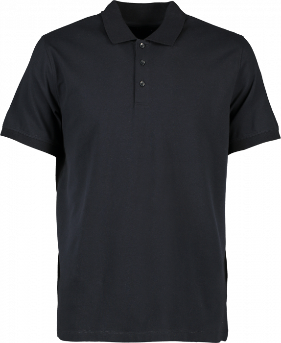 ID - Økologisk Bomulds Polo T-Shirt Herre - Sort