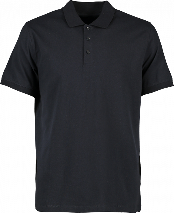 ID - Organic Cotton Poloshirt Men - Negro