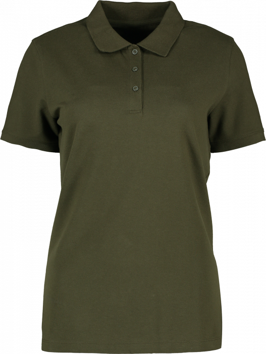 ID - Organic Cotton Women's Poloshirt - Olive