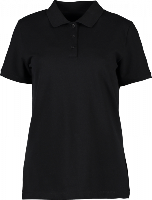 ID - Organic Cotton Women's Poloshirt - Preto