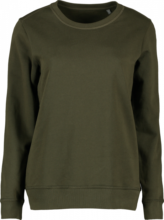 ID - Organic Cotton Women's Sweatshirt - Olive