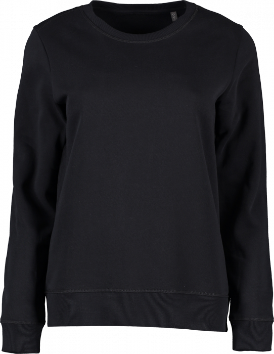 ID - Organic Cotton Women's Sweatshirt - Zwart