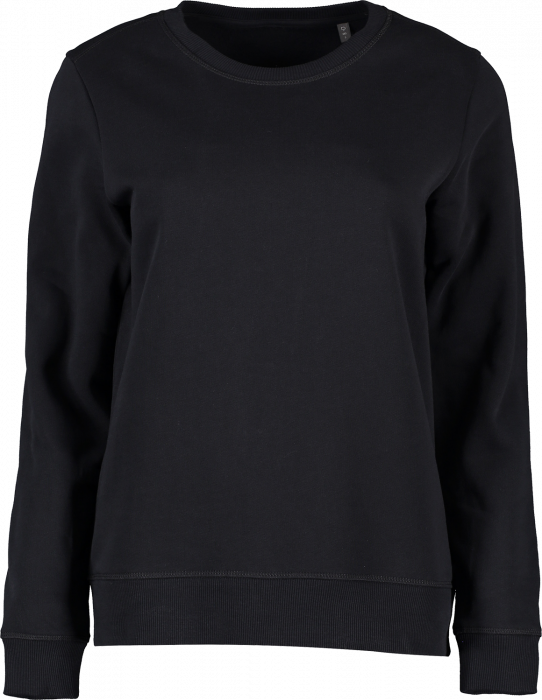 ID - Økologisk Bomulds Sweatshirt Dame - Sort