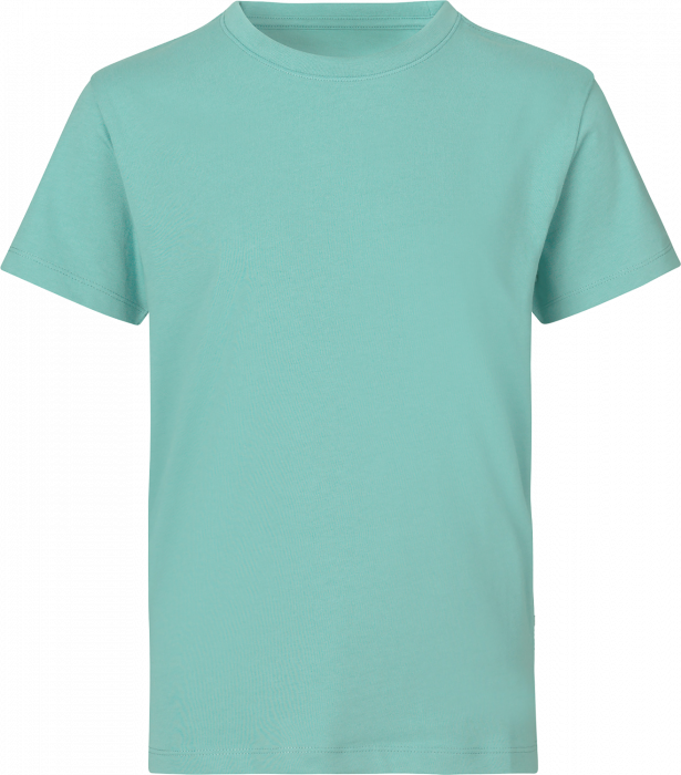 ID - Økologisk Bomulds T-Shirt Børn - Støvet Aqua