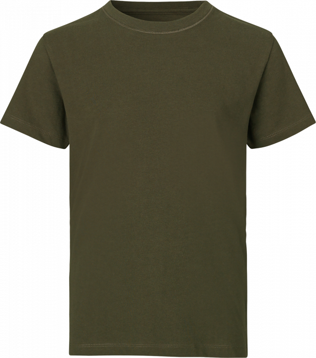 ID - Økologisk Bomulds T-Shirt Børn - Oliven