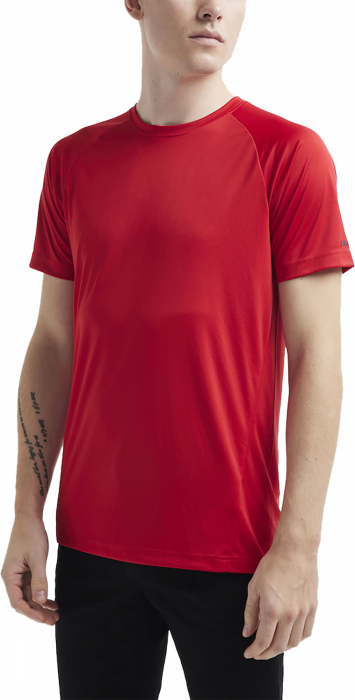 Craft - Core Unify Tr&aelig;nings T-Shirt Herre - R&oslash;d