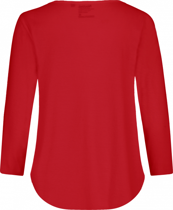 Neutral - Organic Cotton T-Shirt 3/4 Sleeve Female - Red