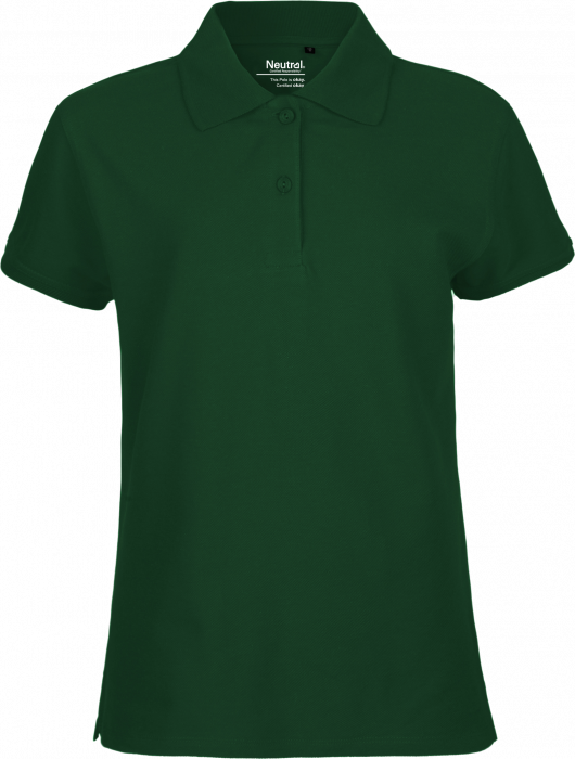 Neutral - Økologisk Bomulds Polo Dame - Bottle Green