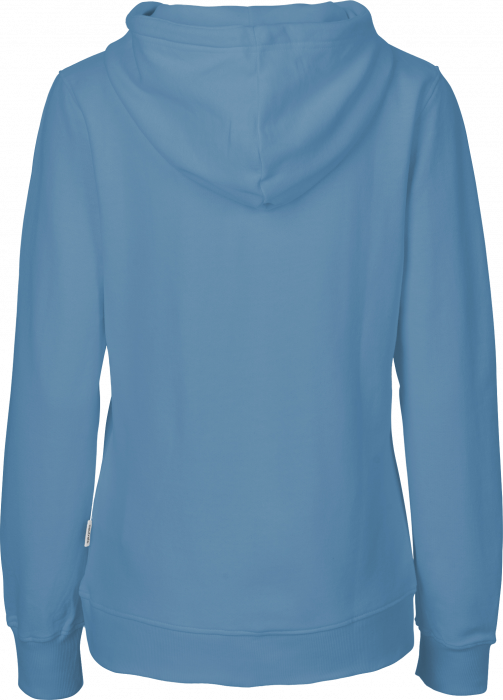 Neutral - Organic Cotton Hoodie With Full Zip Women - Dusty Indigo