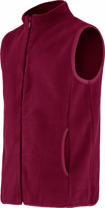 Neutral - Recycled Fleece Vest - Bordeaux