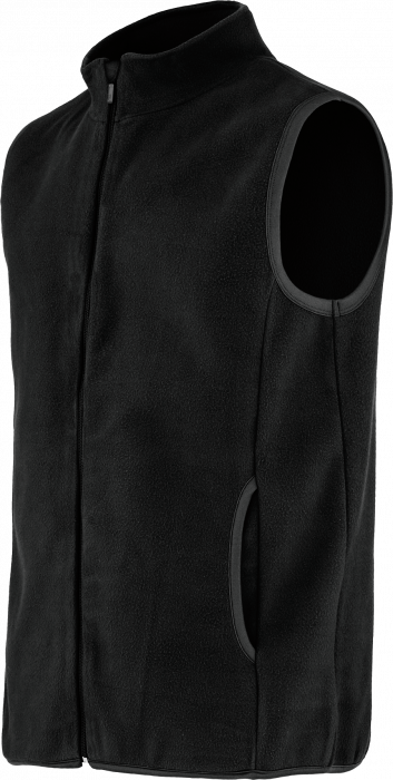 Neutral - Recycled Fleece Vest - Black