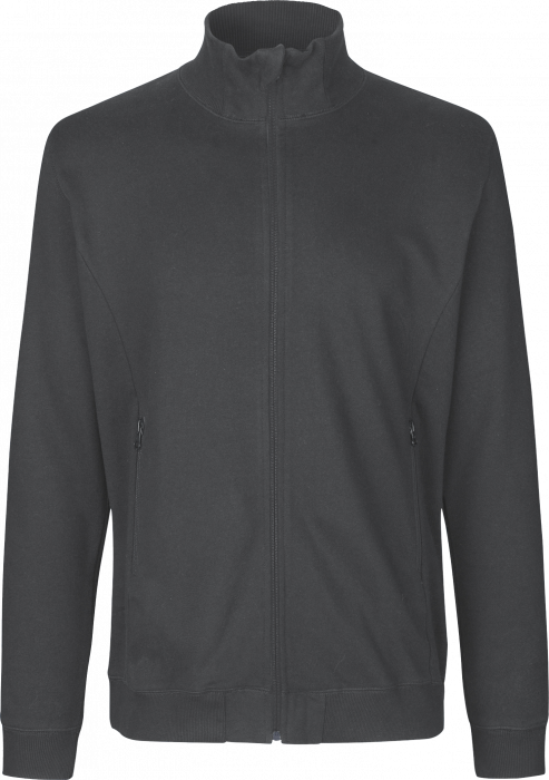 Neutral - Unisex Sweatshirt Neck Jacket - Charcoal