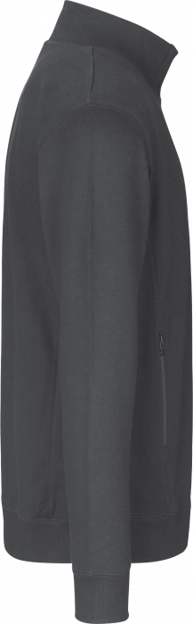 Neutral - Unisex Sweatshirt Neck Jacket - Charcoal