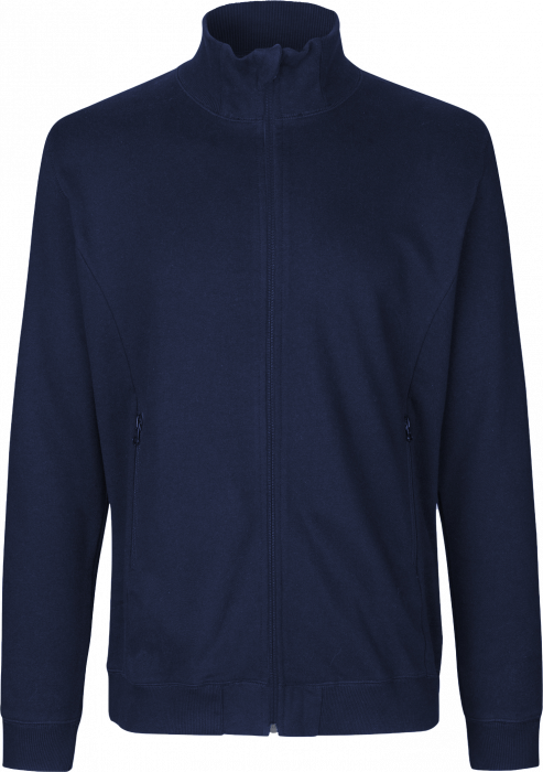 Neutral - Unisex Sweatshirt Neck Jacket - Navy