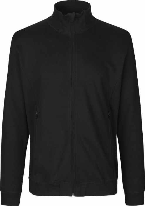 Neutral - Unisex Sweatshirt Neck Jacket - Black