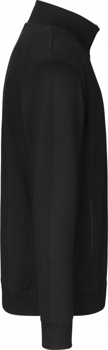 Neutral - Unisex Sweatshirt Neck Jacket - Black