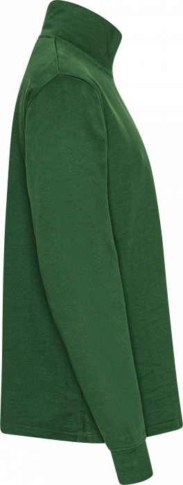 Neutral - Eco Cotton Unisex Quarter Zip Sweatshirt - Bottle Green