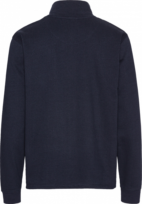 Neutral - Eco Cotton Unisex Quarter Zip Sweatshirt - Navy