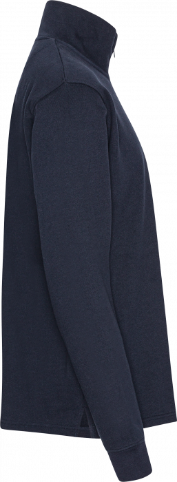 Neutral - Eco Cotton Unisex Quarter Zip Sweatshirt - Navy