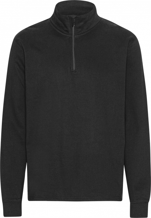 Neutral - Eco Cotton Unisex Quarter Zip Sweatshirt - Black