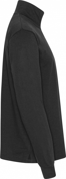 Neutral - Eco Cotton Unisex Quarter Zip Sweatshirt - Black