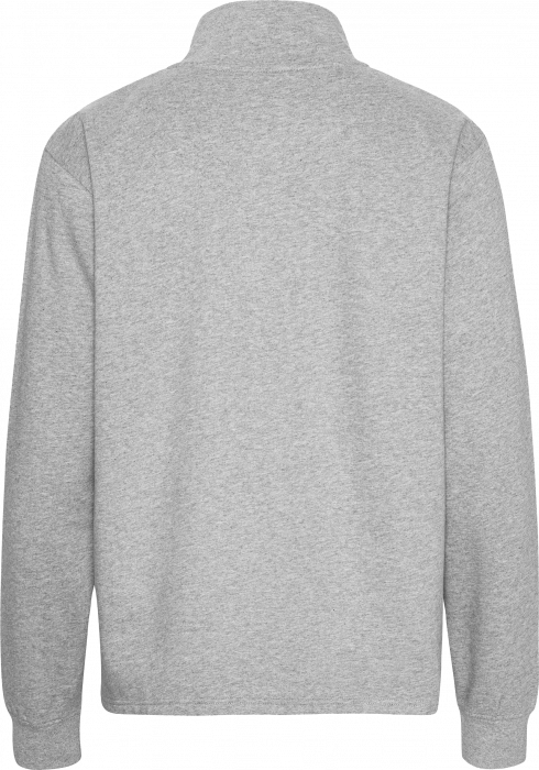 Neutral - Eco Cotton Unisex Quarter Zip Sweatshirt - Sport Grey