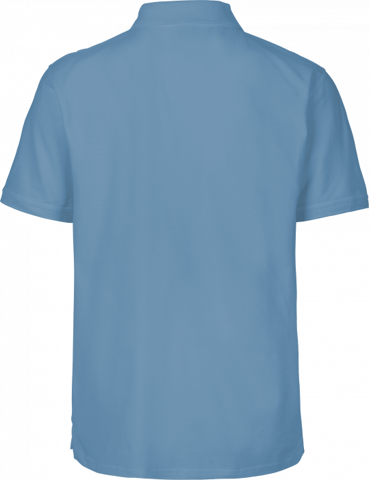 Neutral - Organic Cotton Polo - Dusty Indigo