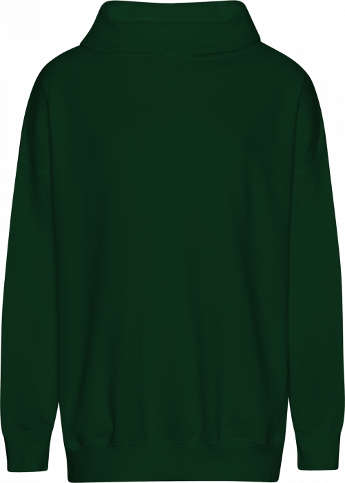 Neutral - Tiger Cotton Oversized Hoodie - Bottle Green