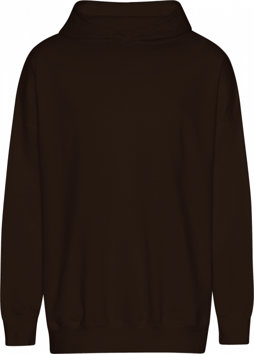 Neutral - Tiger Cotton Oversized Hoodie - Brown