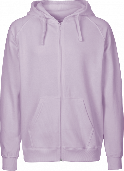 Neutral - Organic Cotton Hoodie With Full Zip - Dusty Purple