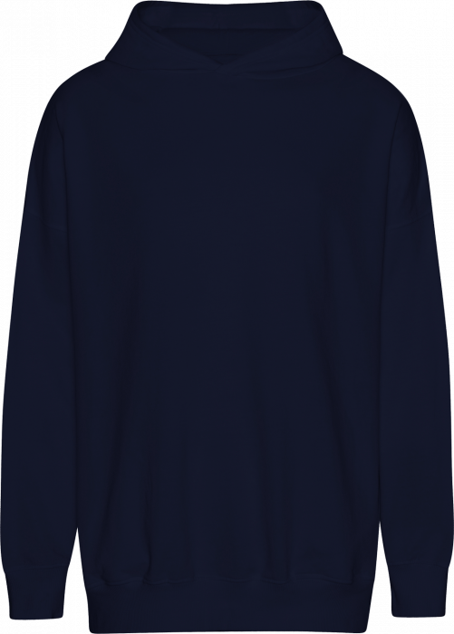 Neutral - Tiger Cotton Oversized Hoodie - Marine