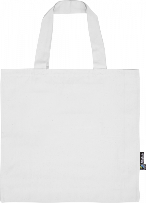 Neutral - Eco Cotton Twill Shopper Bag - White
