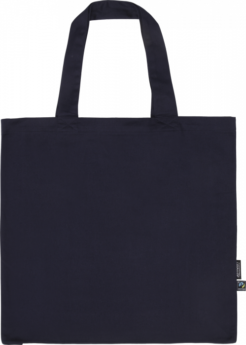 Neutral - Eco Cotton Twill Shopper Bag - Navy