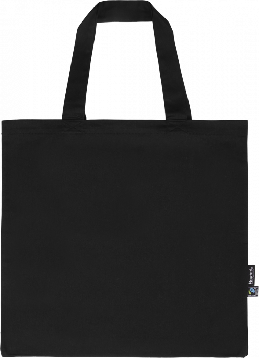 Neutral - Eco Cotton Twill Shopper Bag - Black
