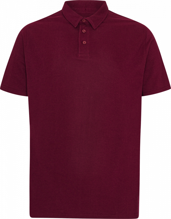 Neutral - Tiger Cotton Polo - Bordeaux