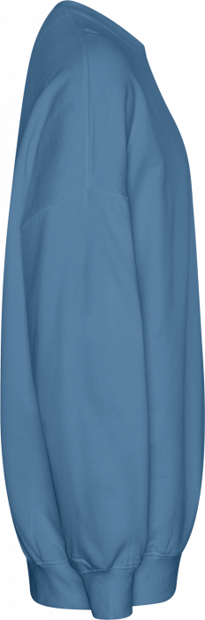 Neutral - Tiger Cotton Oversized Sweatshirt - Dusty Indigo