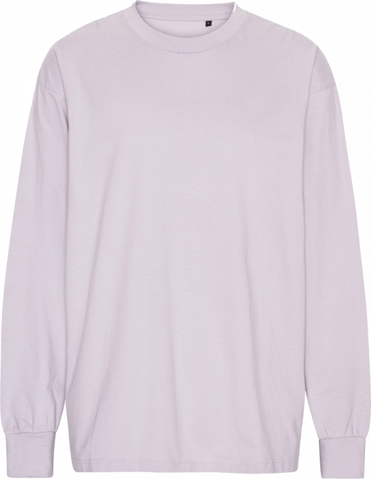 Neutral - Tiger Cotton Oversized Long Sleeve T-Shirt - Dusty Purple
