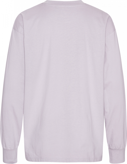 Neutral - Tiger Cotton Oversized Lang&aelig;rmet T-Shirt - Dusty Purple