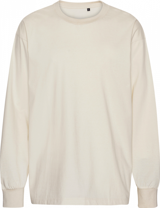 Neutral - Tiger Cotton Oversized Long Sleeve T-Shirt - Raw