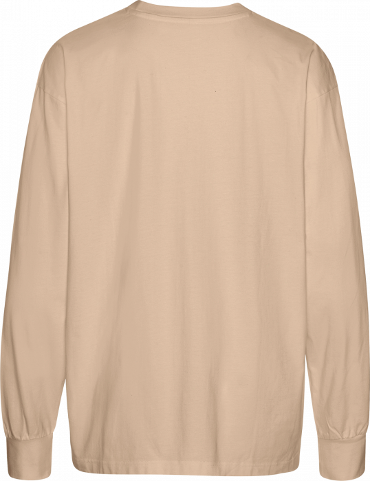 Neutral - Tiger Cotton Oversized Long Sleeve T-Shirt - Sand
