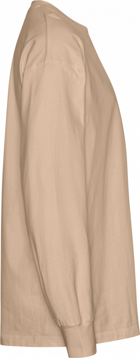 Neutral - Tiger Cotton Oversized Long Sleeve T-Shirt - Sand