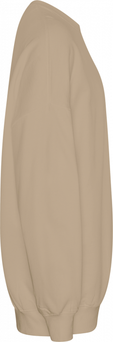 Neutral - Tiger Cotton Oversized Sweatshirt - Sand