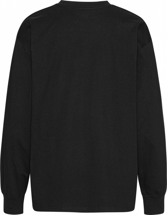 Neutral - Tiger Cotton Oversized Long Sleeve T-Shirt - Black