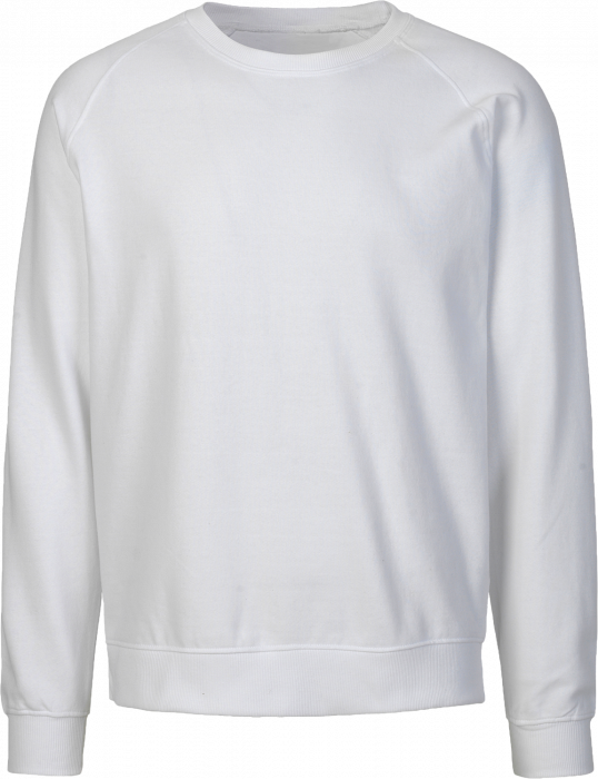 Neutral - Tiger Cotton Unisex Sweatshirt - White