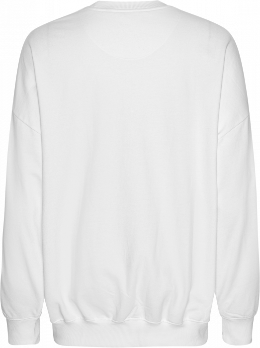 Neutral - Tiger Cotton Oversized Sweatshirt - White