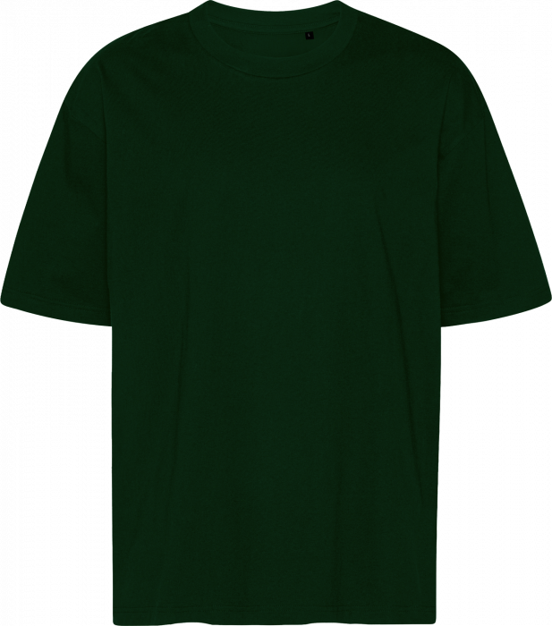 Neutral - Tiger Cotton Oversized T-Shirt - Bottle Green