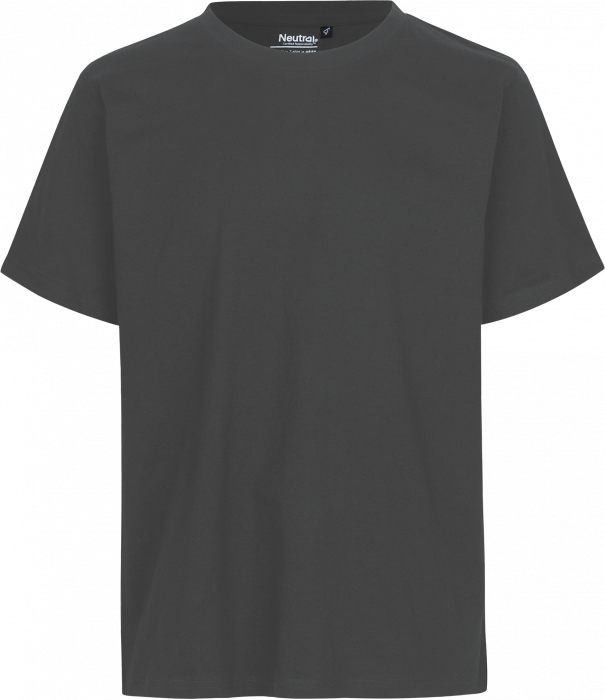Neutral - Organic Cotton Unisex Regular T-Shirt - Charcoal