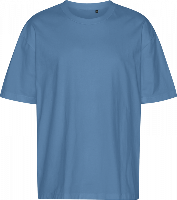 Neutral - Tiger Cotton Oversized T-Shirt - Dusty Indigo