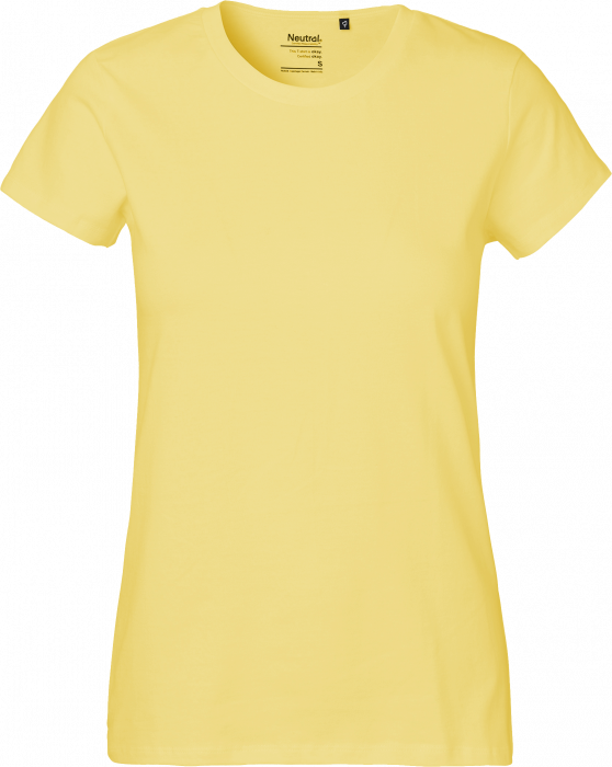Neutral - Økologisk Bomulds T-Shirt Dame - Dusty Yellow